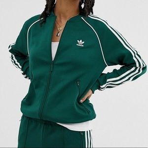 🆕NEW Adidas Originals Emerald Green SST Jacket
